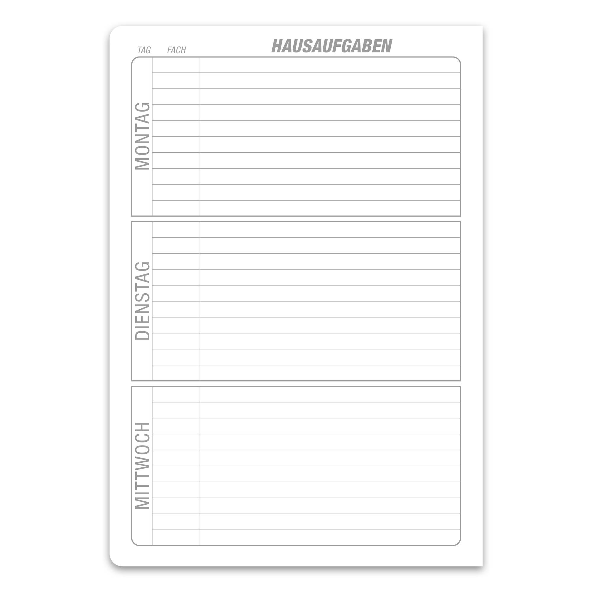 Staufen Hausaufgabenheft 734010254 A5 90g 48Bl