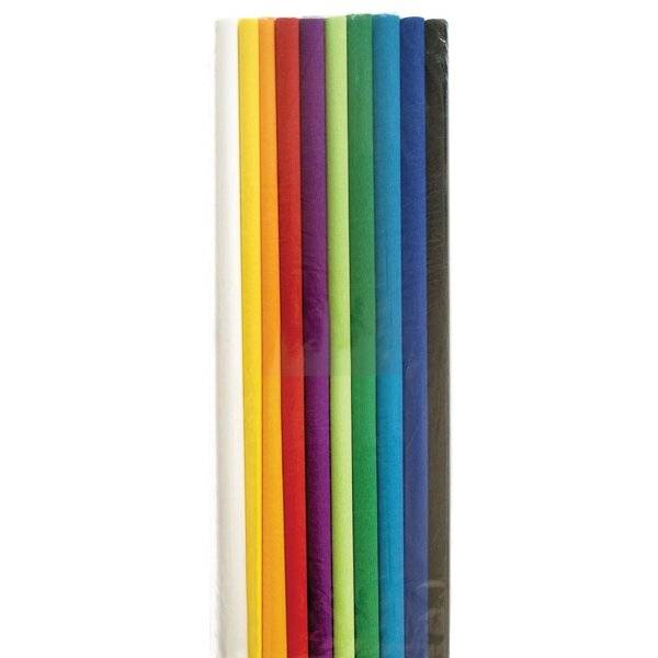Krepppapier Aquarola fein 32g/qm 50x250cm VE=10 Rollen farbig sortiert
