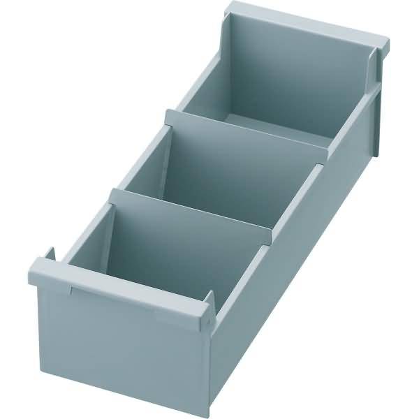 Karteitrog A7 quer öko-grau