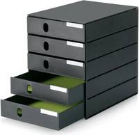 styro styroval pro - Polystyrene - Schwarz - A4 - 5 Schublade(n) - 243 mm - 4,9