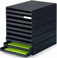 styro styroval pro - Polystyrene - Schwarz - A4 - 10 Schublade(n) - 243 mm - 2 c