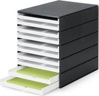 styro styroval pro - Polystyrene - Schwarz - Weiß - A4 - 10 Schublade(n) - 243 m