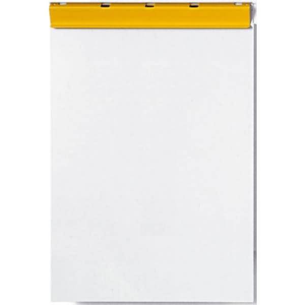 Schreibplatte A4 Aluminium grau-weiß