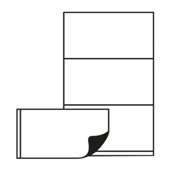 Etikettenhalter Magnet 55x102mm VE=3 Stück