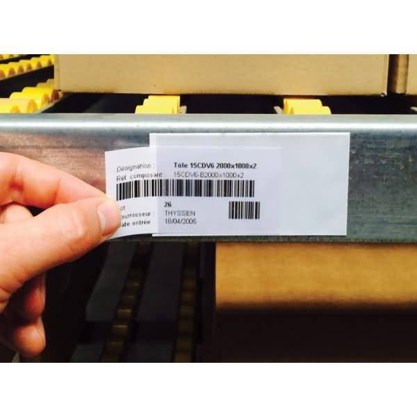 Etikettenhalter Magnet 55x102mm VE=3 Stück