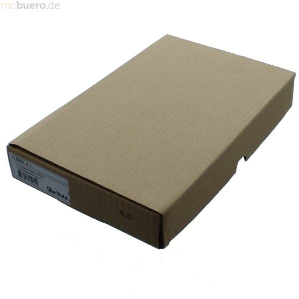 Sichttafel A5 blau 10 Stück mit 5 Aufsteckreitern 25mm