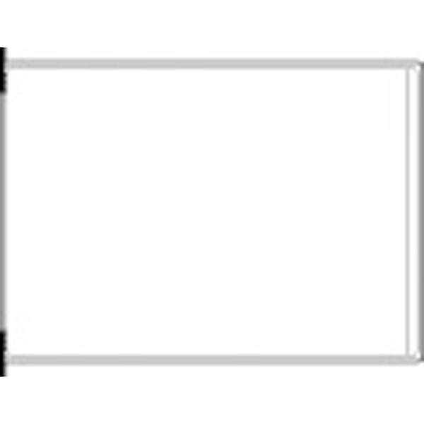 Sichttafel A4 quer grau 10 Stück seitl. offen mit 5 Aufsteckreitern 25mm