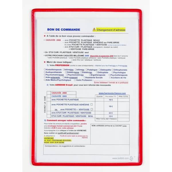 Klarsichttafel standard A4 sortiert 5 Stück
