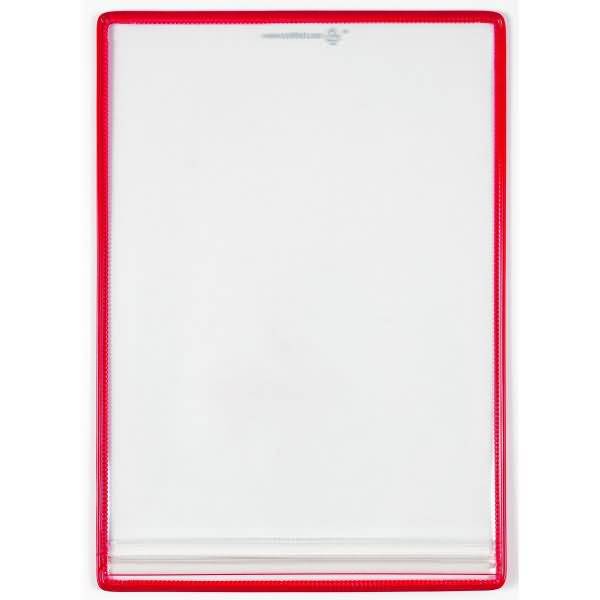 Sichttafel standard Dry pocket A4 rot 5 Stück