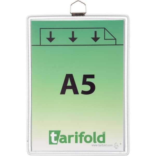 Hängetafeln A5 hoch weiß 5 Stück