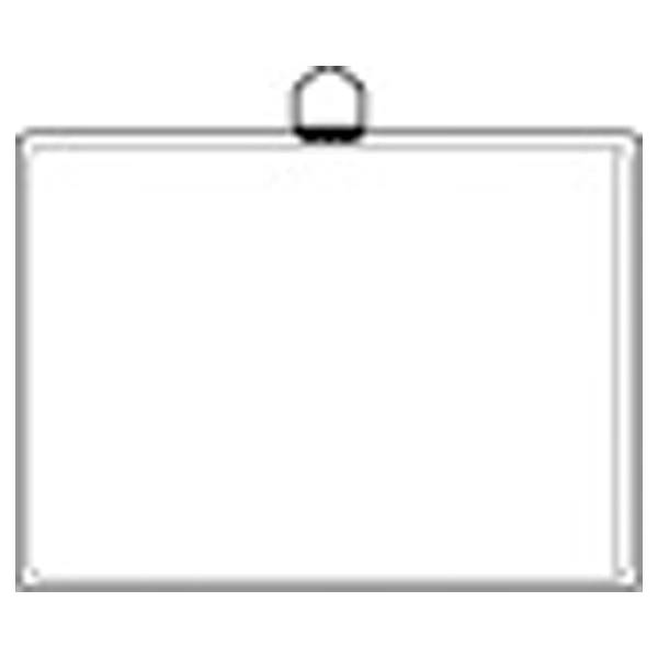 Hängetafeln A4 quer weiß 5 Stück