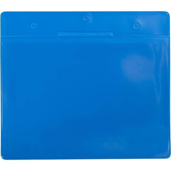 Kennzeichnungshülle A5 quer blau PVC VE=10 Stück
