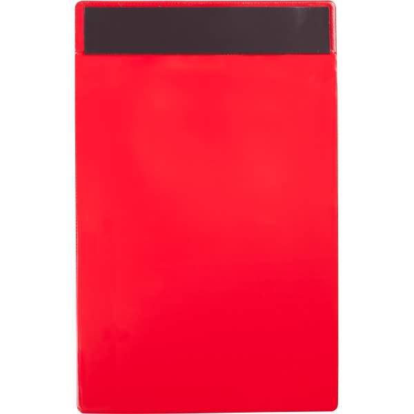 Kennzeichnungshülle A4 rot magnetisch PVC VE=10 Stück