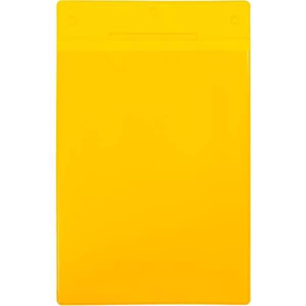 Kennzeichnungshülle A4 gelb magnetisch PVC VE=10 Stück