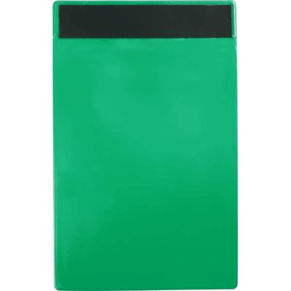 Kennzeichnungshülle A4 grün magnetisch PVC VE=10 Stück