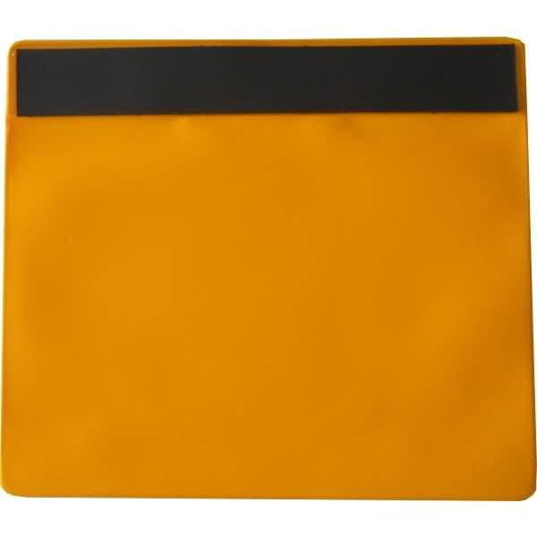 Kennzeichnungshülle A4 quer gelb magnetisch PVC VE=10 Stück