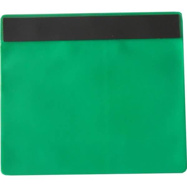 Kennzeichnungshülle A4 quer grün magnetisch PVC VE=10 Stück