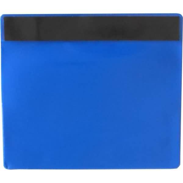 Kennzeichnungshülle A4 quer blau magnetisch PVC VE=10 Stück