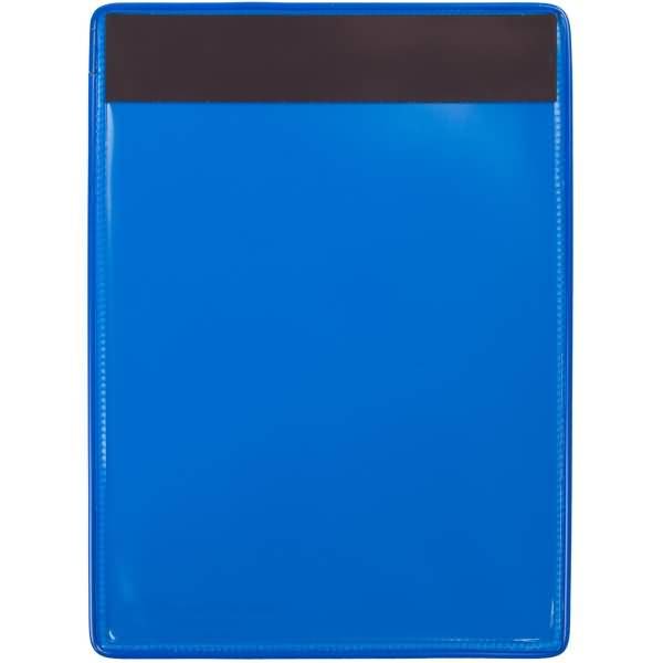 Kennzeichnungshülle A5 blau magnetisch PVC mit Haltedraht VE=10 Stück