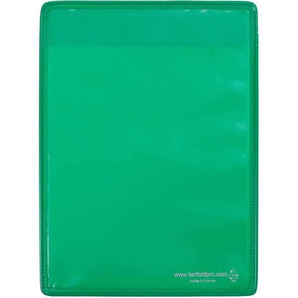 Kennzeichnungshülle A4 grün magnetisch PVC mit Haltedraht VE=10 Stück