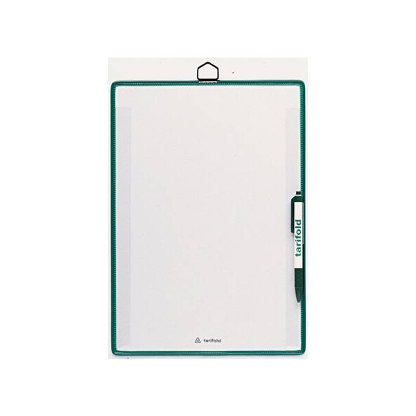 Kontrollblatt-Halter A4 mit Öse grün VE=5 Stück