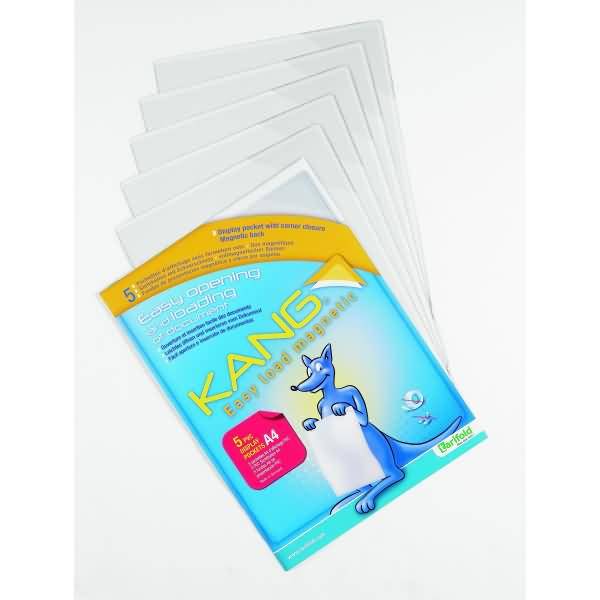Sichttafel Kang easy load A4 magnetisch mit Magnetverschluss 5 Stück