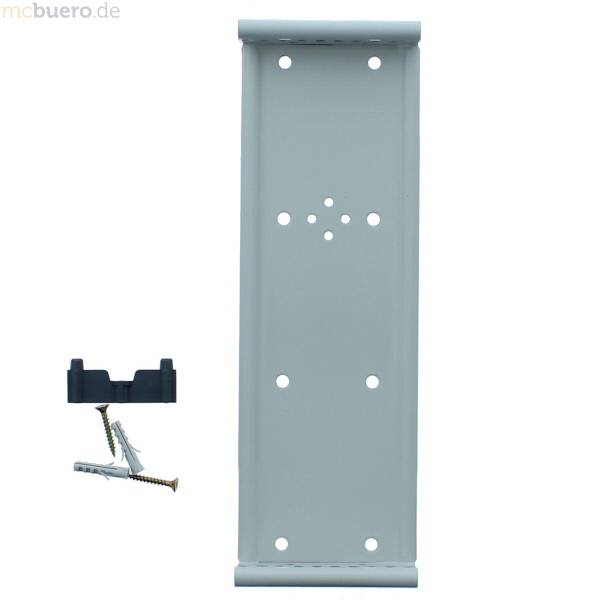 Sichttafel-Wandelement Erweiterung A5 grau für 10 Tafeln leer