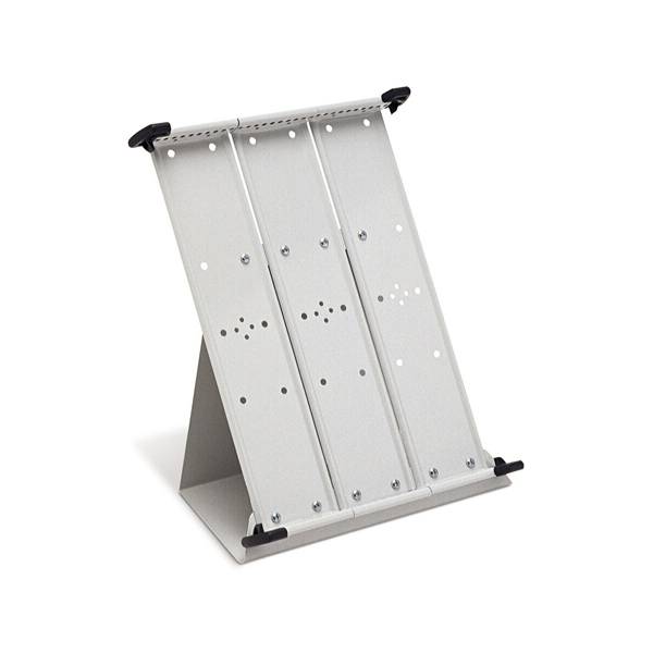 Sichttafelständer montiert grau Metall leer für 30 Tafeln A3