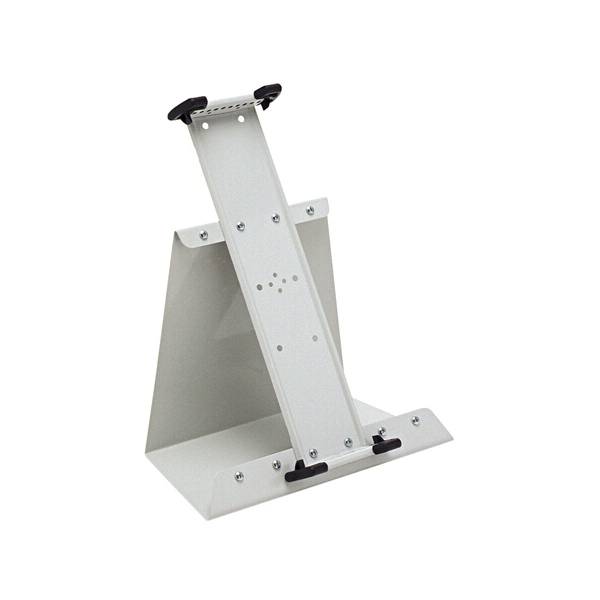 Sichttafelständer montiert grau Metall leer für 10 Tafeln A5