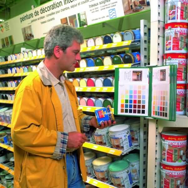 Wandsichttafelsystem A4 grau Metall seitl. offen mit 10 Sichttafeln gelb