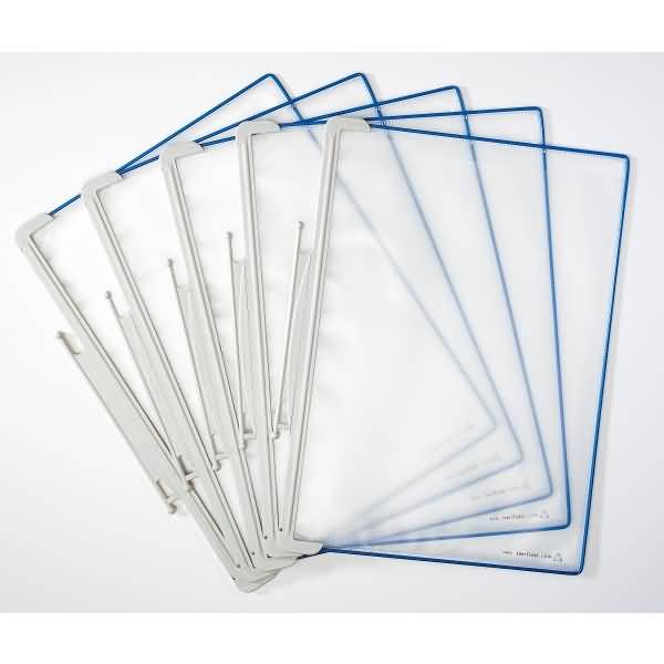 Sichttafel Office A4 PP A4 blau 5 Stück