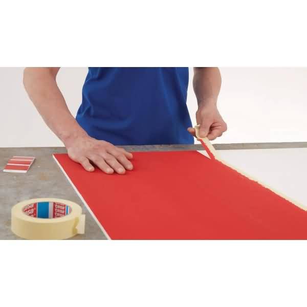Allzweckabdeckband tesakrepp 4323 100mm x 50m hellbeige