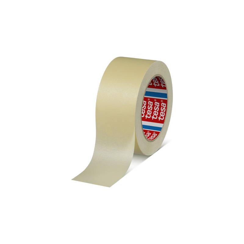 tesa Maler Krepp 4329 Papierabdeckband, 50 mm x 50 m