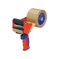 Handabroller Tesapack für Packband bis 75mm rot/blau