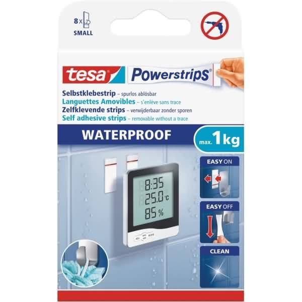 Powerstrips Waterproof Small bis 1kg weiß VE=8 Stück