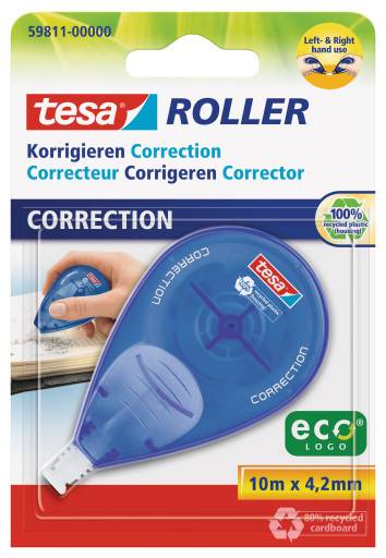 TESA 59811, Blau, 10 m, 4,2 mm, Sichtverpackung, 1 Stück(e)