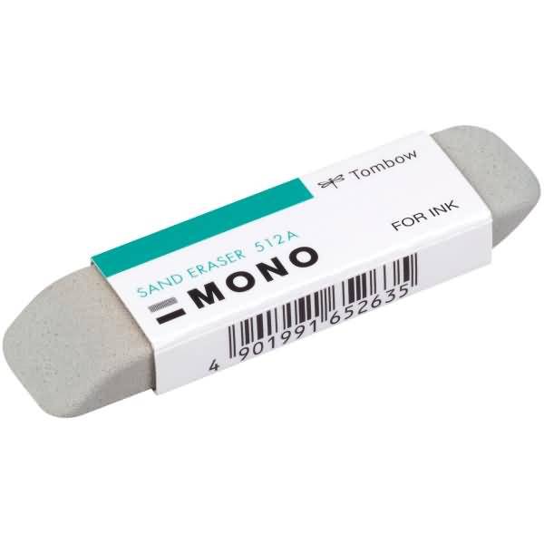Radierer Mono sand Naturkautschuk grau