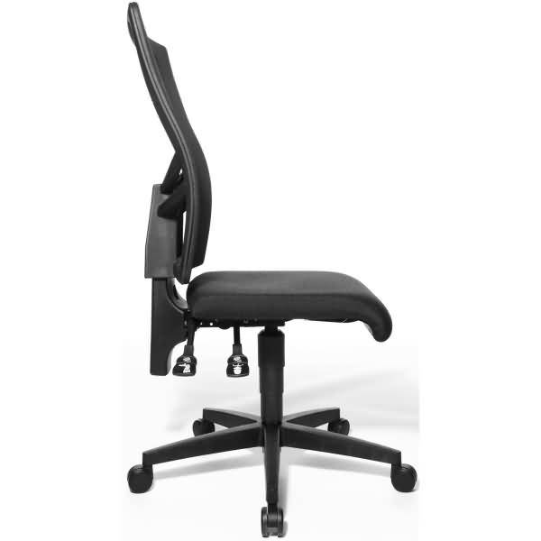 Drehstuhl Net Point 10 schwarz ohne Armlehnen