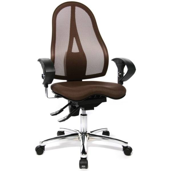 Bürodrehstuhl Sitness 15 dunkelbraun