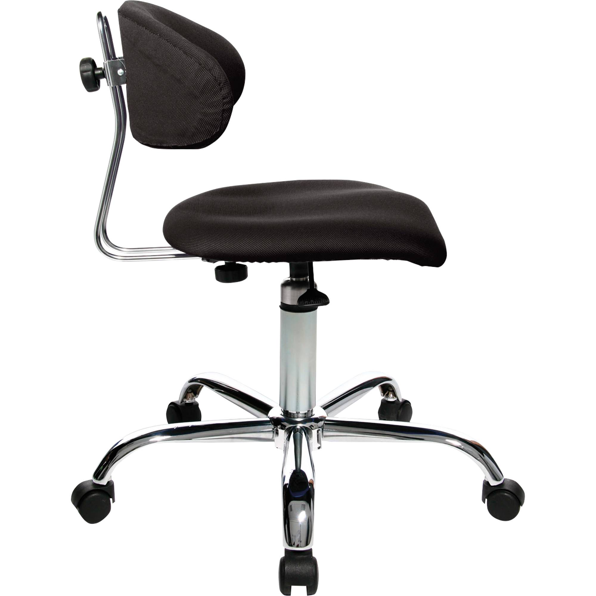 TOPSTAR Drehhocker Sitness 40 ST290W50 mit Lehne Bezug schwarz