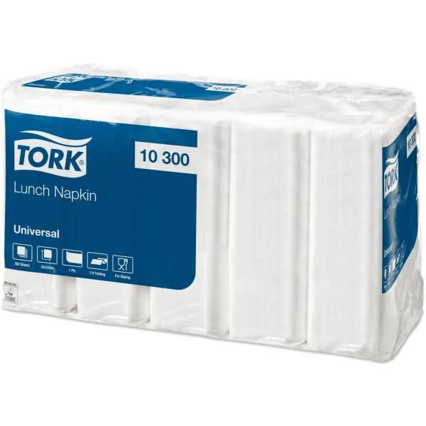 Servietten Universal 33x33cm 1/4 Falz 1-lagig weiß VE=500 Stück