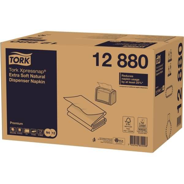 Spenderservietten Xpressnap extra soft (N4-System) 16,5x21,3cm 2-lagig natur VE=8x5x200 Stück