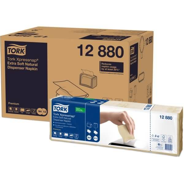 Spenderservietten Xpressnap extra soft (N4-System) 16,5x21,3cm 2-lagig natur VE=8x5x200 Stück