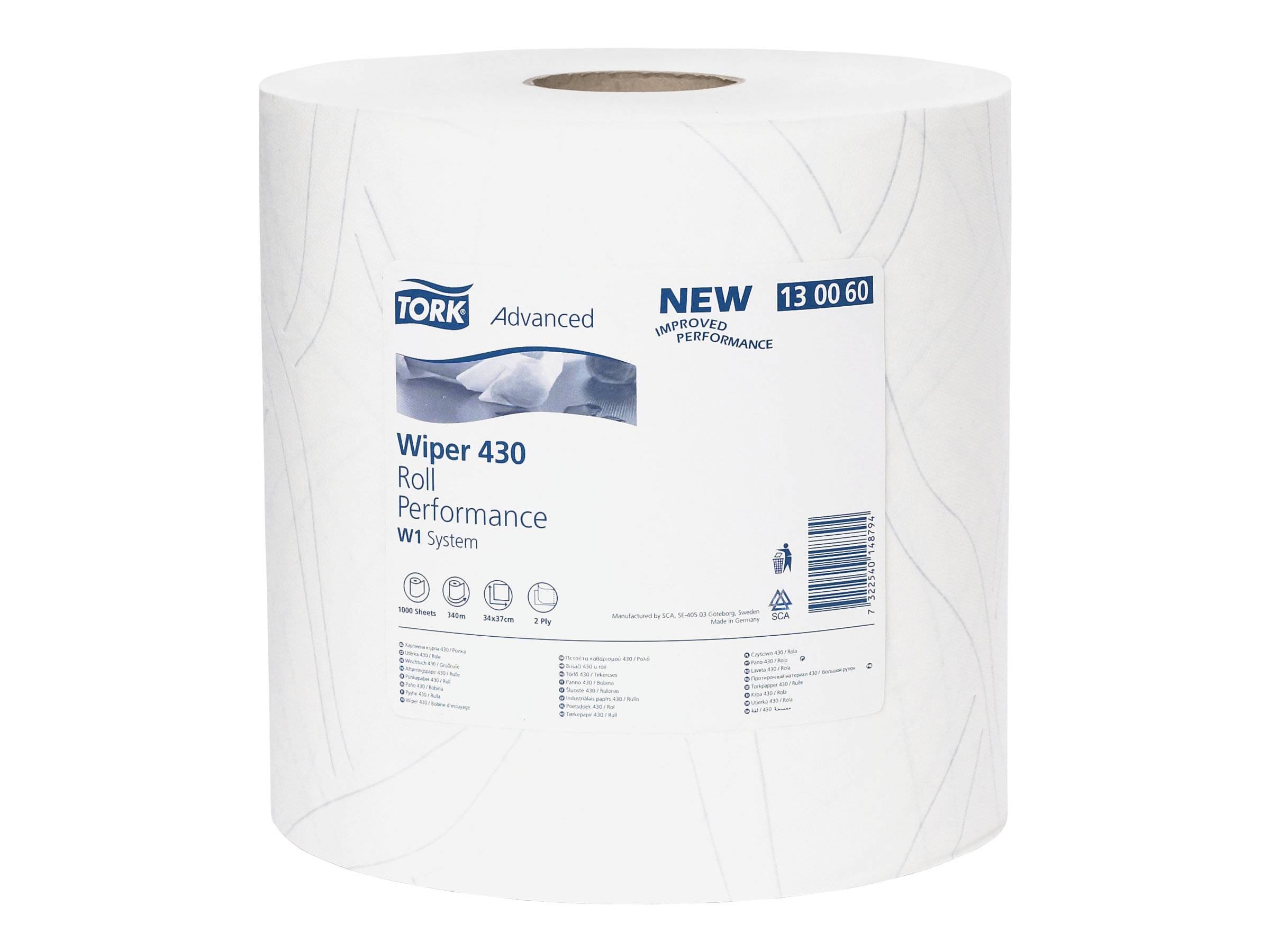 Tork Advanced Wiper 430 - Reinigungstücher - Einweg