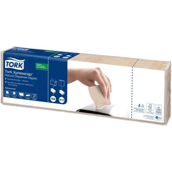 Spenderservietten Xpressnap (N4-System) 33x21,3cm 1-lagig natur VE=8x5x225 Stück