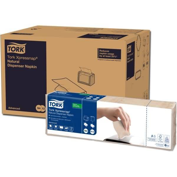 Spenderservietten Xpressnap (N4-System) 33x21,3cm 1-lagig natur VE=8x5x225 Stück