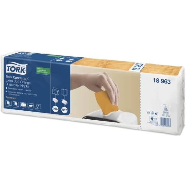 Spenderservietten Xpressnap Extra (N4-System) 16,5x21,3cm 2-lagig orange VE=8x5x200 Stück