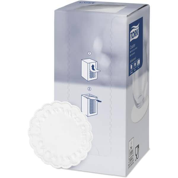 Tassendeckchen Advanced 9cm 8-lagig weiß VE=250 Stück