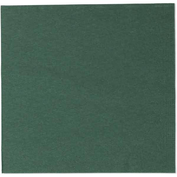 Lunchservietten Advanced 33x33cm 1/4 Falz 3-lagig dunkelgrün VE=150 Stück
