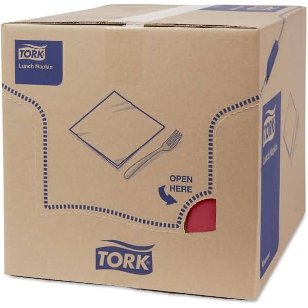 Lunchservietten Advanced 33x33cm 1/8 Falz 3-lagig bordeaux VE=150 Stück